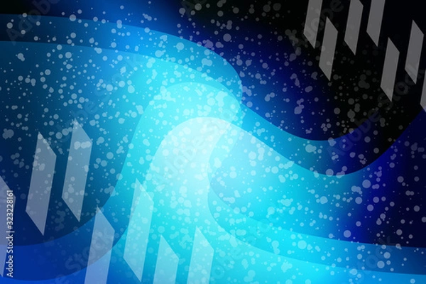 Fototapeta abstract, blue, design, wave, wallpaper, line, lines, digital, light, pattern, illustration, curve, graphic, waves, technology, backdrop, business, art, texture, motion, color, gradient, white, art