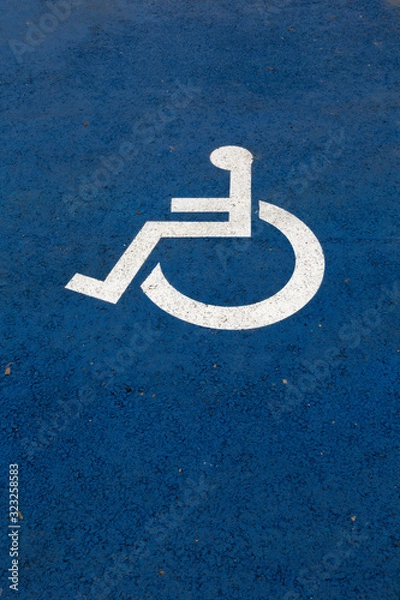 Fototapeta Señal minusválidos