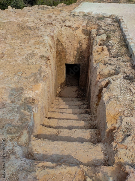 Fototapeta Makronissos Tombs ancient burial ground from the hellenistic period