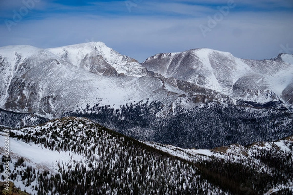 Obraz snow covered mountains