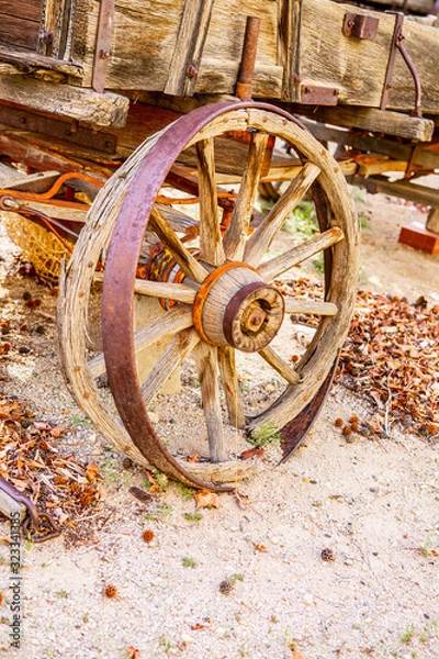 Obraz rustic farm equipment