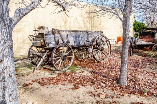 Obraz rustic farm equipment