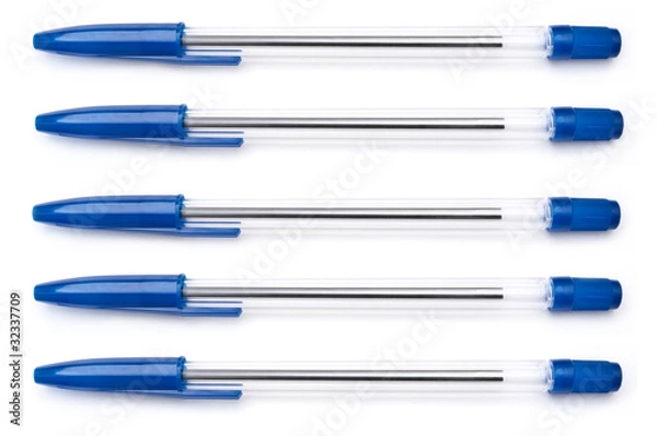 Obraz Blue pen background