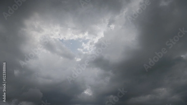 Obraz dramatic sky with clouds