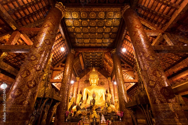 Fototapeta Luang Prabang Buddha temple 