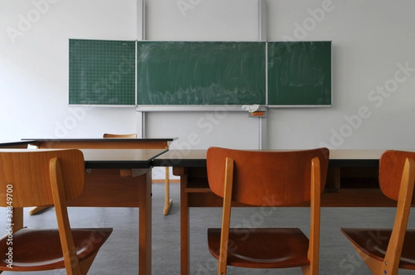 Obraz Klassenzimmer mit Tafel