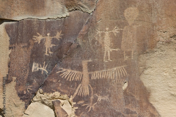 Obraz Legend Rocks State Petroglyph Site