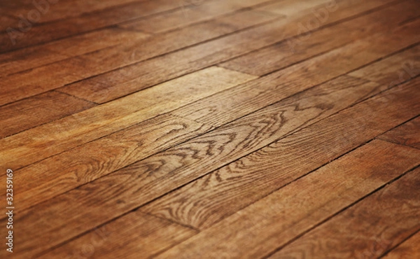 Obraz drewniana podłoga