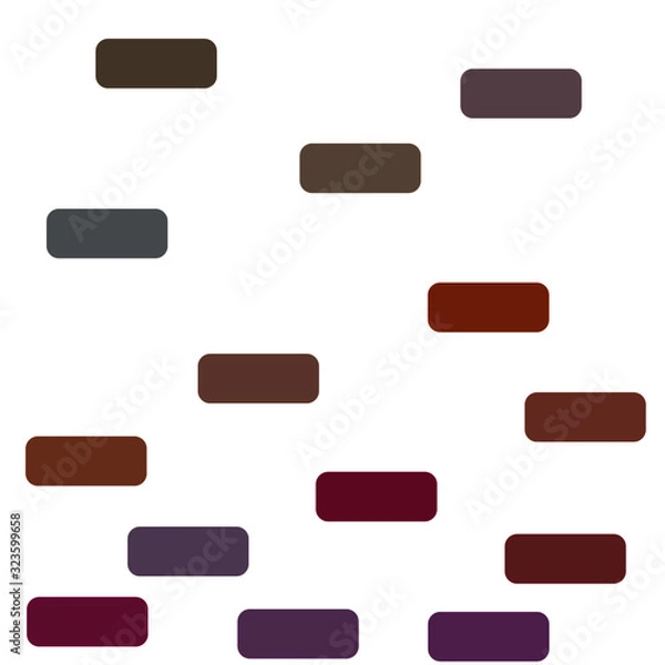 Fototapeta color set of buttons on white background