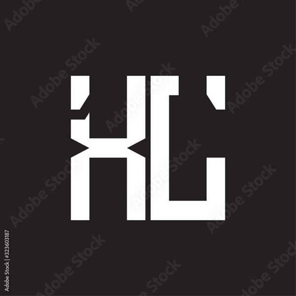 Obraz XL Logo with squere shape design template