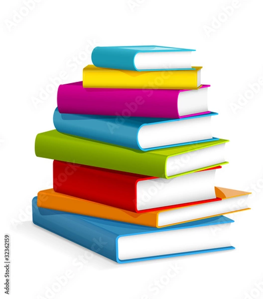 Fototapeta Books stack