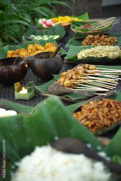 Obraz authnentic indonesian food