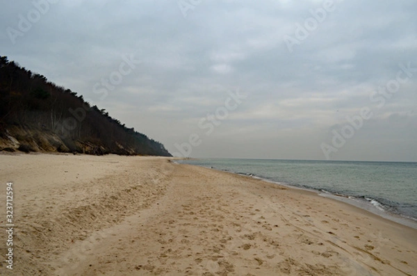 Obraz Baltic beach in november