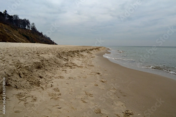 Obraz Baltic beach in november