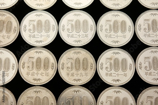 Obraz 日本通貨５００円玉