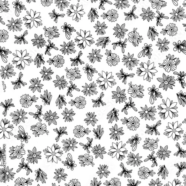 Fototapeta seamless floral pattern
