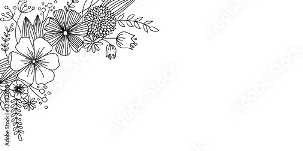 Fototapeta abstract floral background