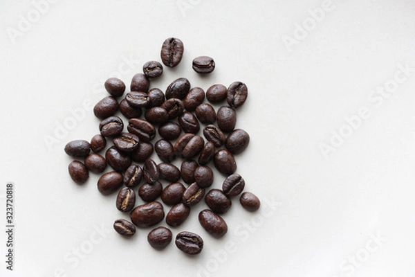 Obraz 少量のコーヒー豆