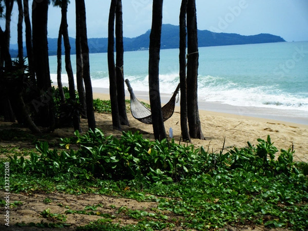 Fototapeta Beach hammock