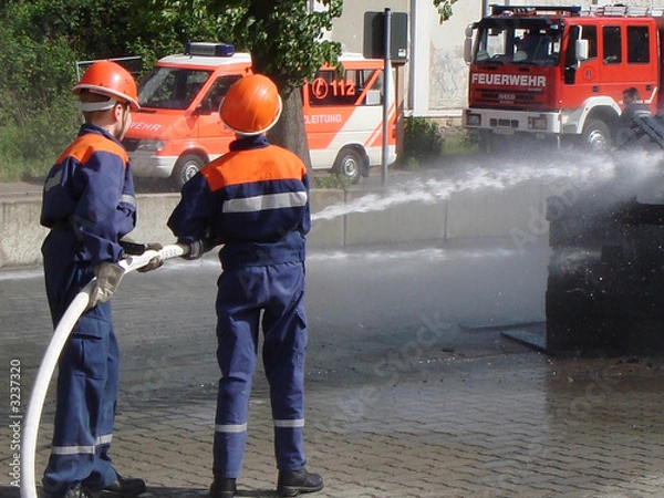 Obraz fire brigade child 11