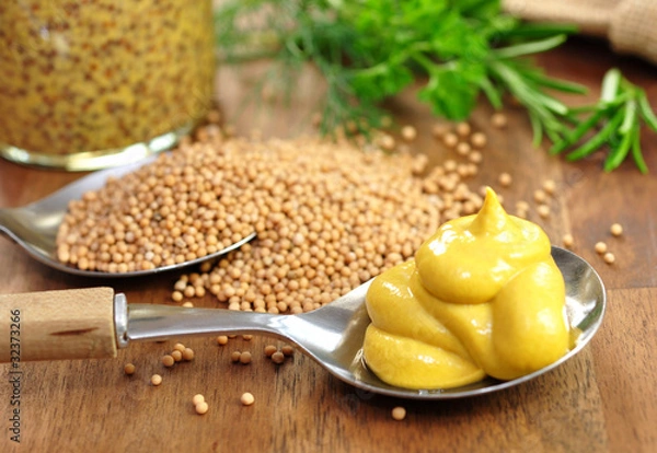 Obraz Gorczyca, nasiona gorczycy