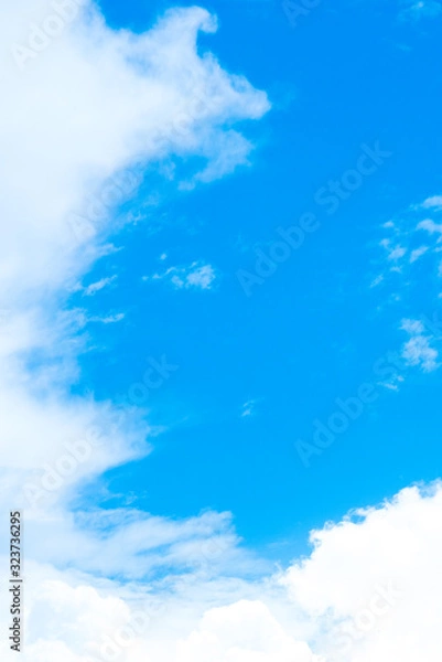 Fototapeta blue sky with cloud