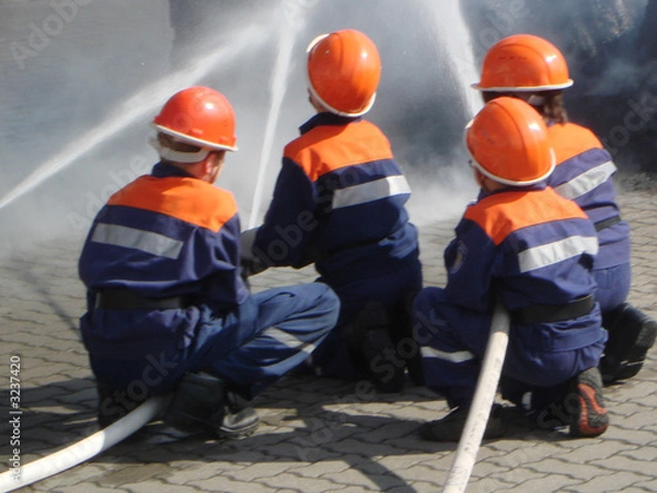 Obraz fire brigade child 23