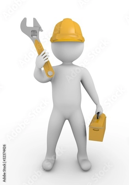 Obraz man repair work