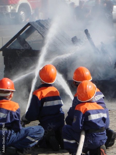 Obraz fire brigade child 24