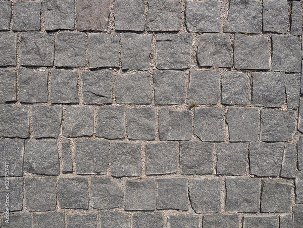 Obraz Old paving stones closeup, background, texture.