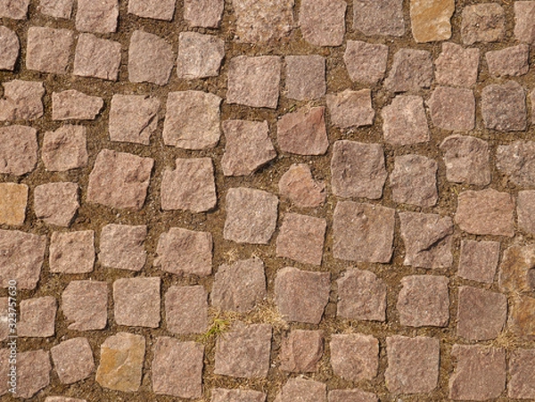 Obraz Old paving stones closeup, background, texture.