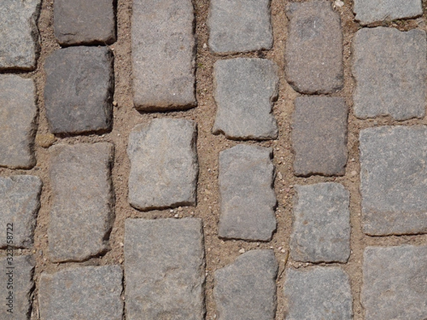 Obraz Old paving stones closeup, background, texture.