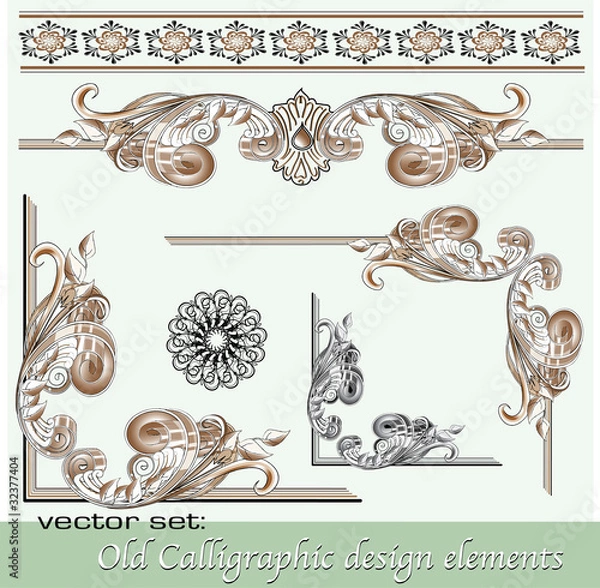 Obraz Vintage design elements 5