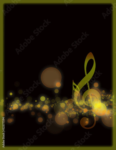 Obraz Musical Background!