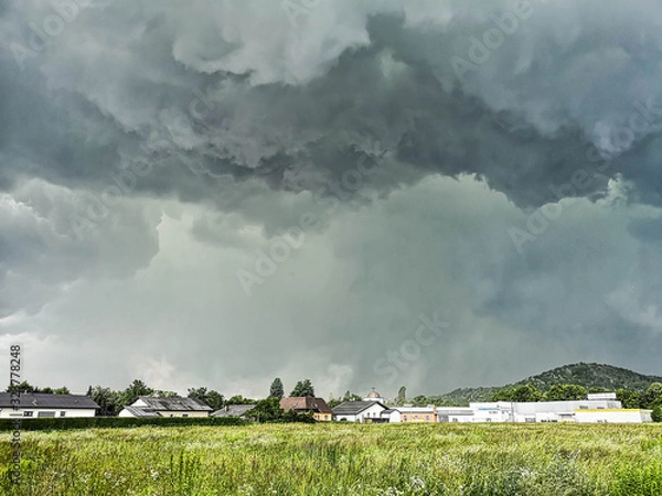 Obraz bedrohliches Sommergewitter