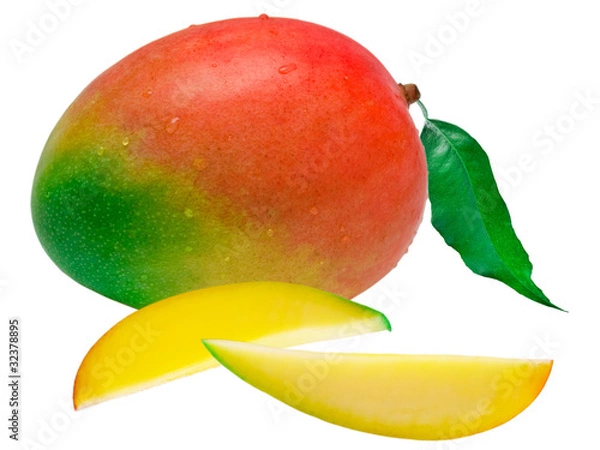 Fototapeta Mango isolated on white background