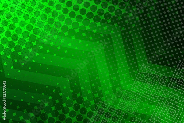 Fototapeta abstract, green, wallpaper, design, technology, light, texture, pattern, art, motion, line, illustration, black, backdrop, grid, blue, web, digital, space, lines, color, wave, 3d, graphic, template