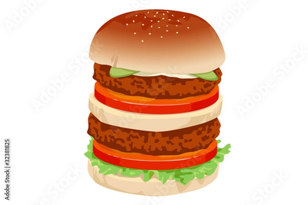 Fototapeta ハンバーガー