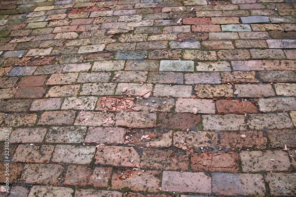 Obraz cegła stara