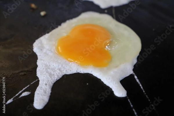 Obraz fried egg in a frying pan