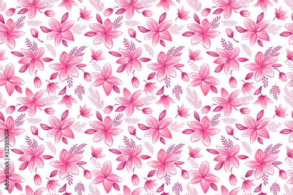 Obraz Decorative floral background