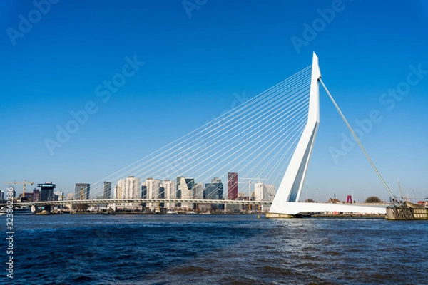 Obraz erasmus bridge rotterdam netherlands
