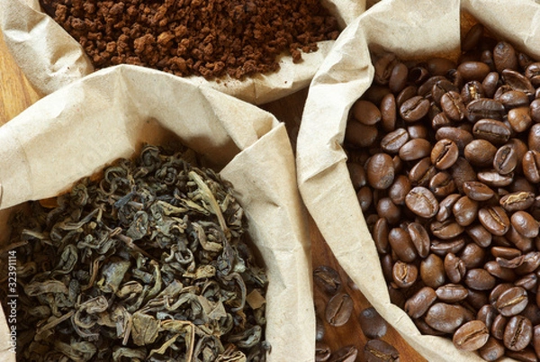 Obraz Assorted coffee and tea