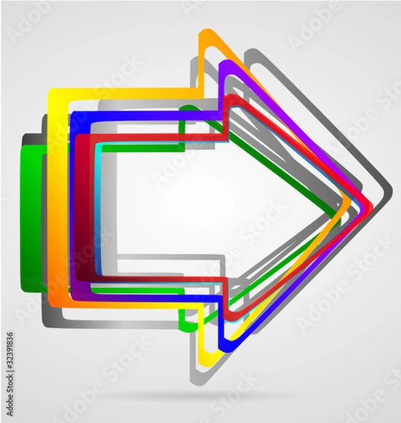 Obraz abstract arrow