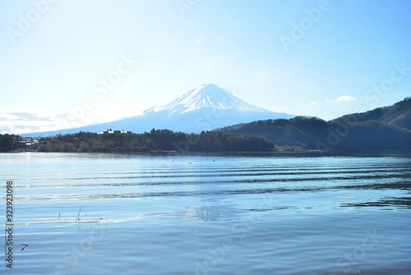 Obraz 富士　富士山　山梨県河口湖付近の風景