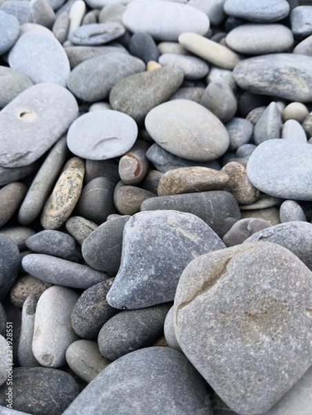 Fototapeta pebbles on the beach