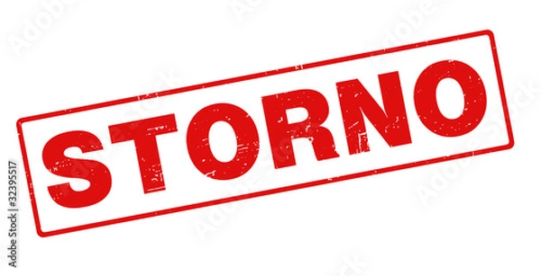 Obraz stempel storno