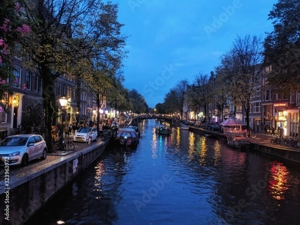 Obraz Amsterdam by Night