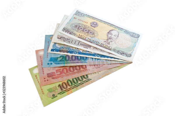 Fototapeta Dong banknotes