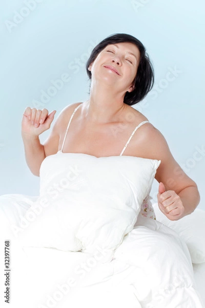 Fototapeta Waking woman